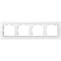 Simon - 82640-30 marco 4 elemento s-82 monocolor blanco nieve Ref. 6558230162